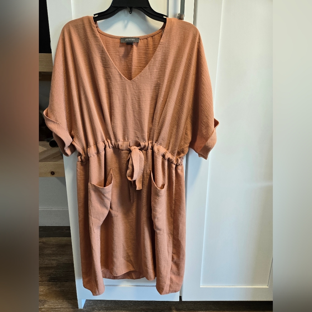 Peachy Brown Dress